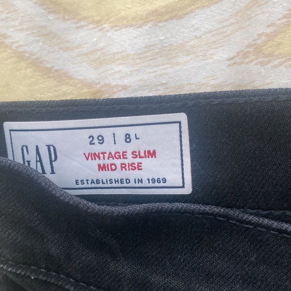 NWT Gap Vintage Slim Midrise Denim Jeans TALL/Long - Picture 5 of 7